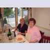 Helen and Andrea at a nice window table....