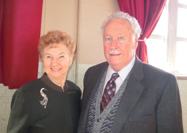 Fred Beckman, our Landscaper with wife Anna Mae11 from Annual Parish Meeting held on February 20, 2011