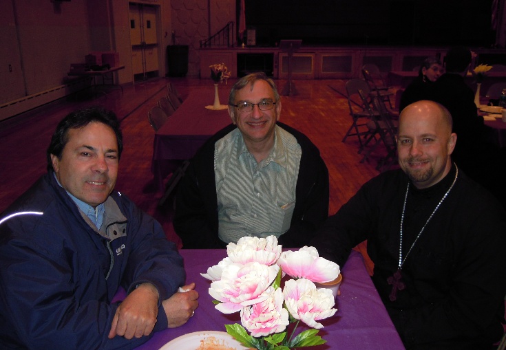 Chris, Pete and Father Stephen7 from Pre-Sanctified Liturgy at St. John's