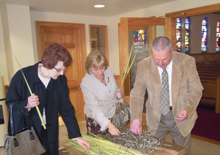 Andrea, Helen and Michael11 from Palm Sunday