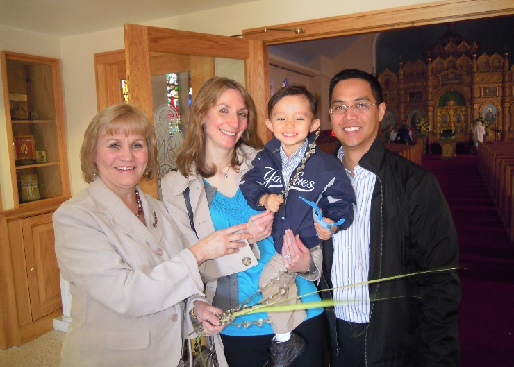 Helen, Lauren, Nicholas and Alex21 from Palm Sunday