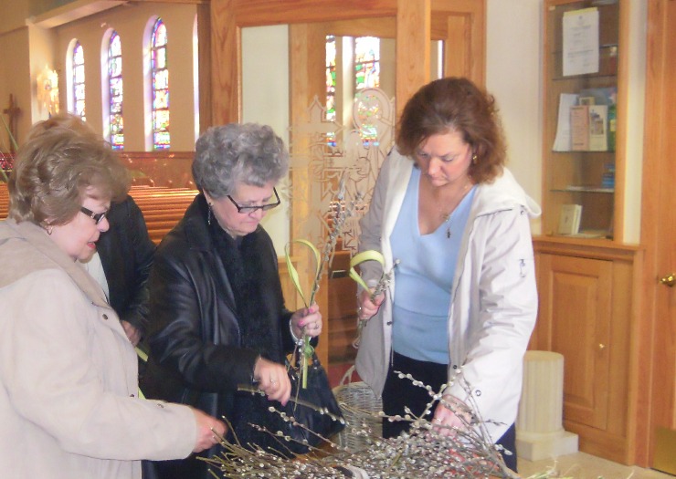 Peggy, Helen and Janice15 from Palm Sunday