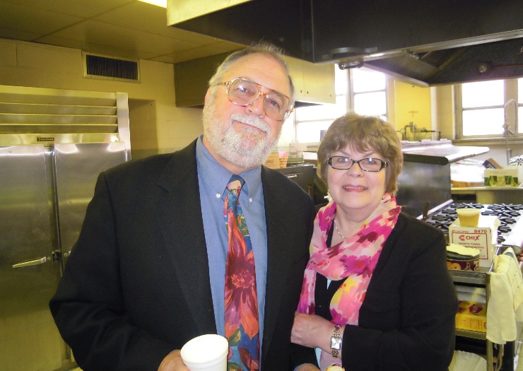 Food Arrangers Nick and Peggy.....22 from Christ is Risen!  Indeed He is Risen!