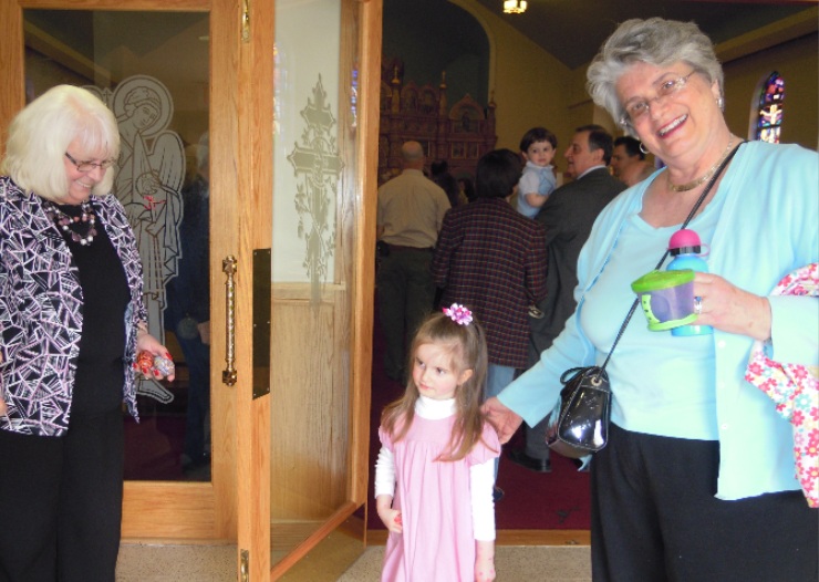 Easter Eggs for Mia and Grandmom Virginia....7 from Christ is Risen!  Indeed He is Risen!