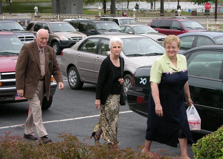 Arriving to celebrate our 80th Church Anniversary....1 from Memories of Bob Hatsko