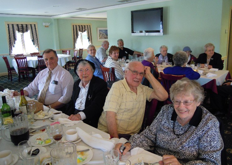 John, Marge, Ted, and Marion...15 from "O" Club Luncheon