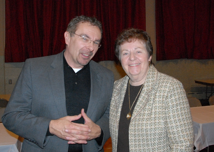 Ted, Governor of the NJ District with Marge...8 from St. Andrew & St. Nicholas Vespers at St. John's Church