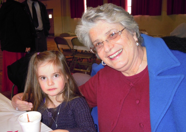 Maya and Grandmother...19 from Christmas at St. John's