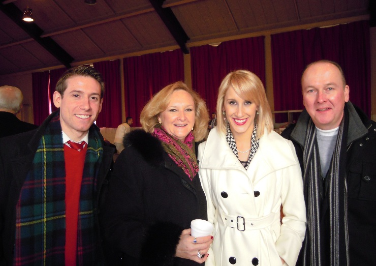 Scott,  Linda, Christine and Dan...21 from Christmas at St. John's