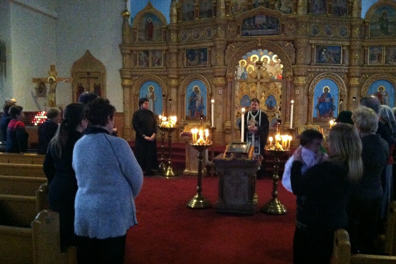 Forgiveness Sunday ....12 from Fr. Igor, Mat. Anna and family here at St. John's