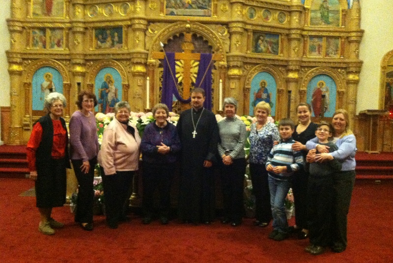 Crew Preparing the Tomb ...17 from Fr. Igor, Mat. Anna and family here at St. John's