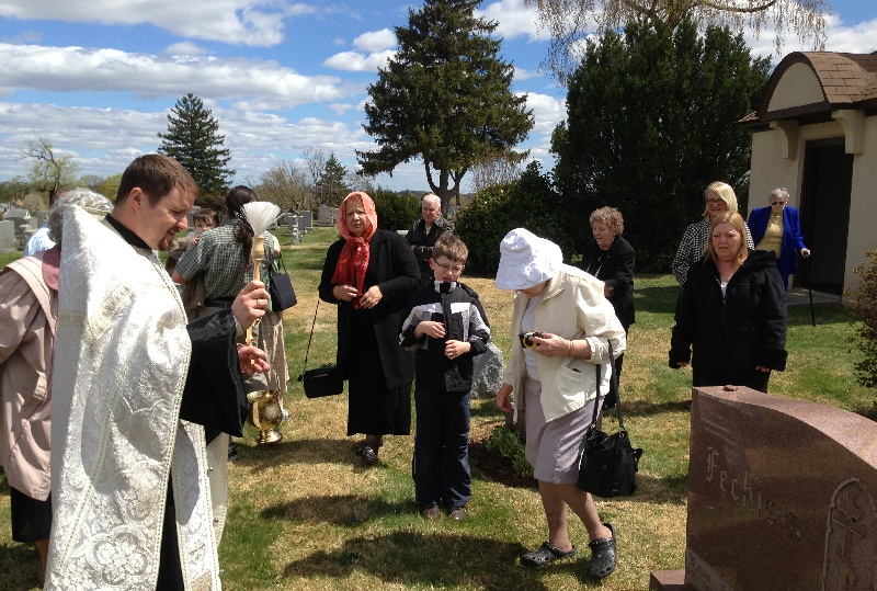 St. Thomas Sunday, Blessing of Graves ...29 from Fr. Igor, Mat. Anna and family here at St. John's