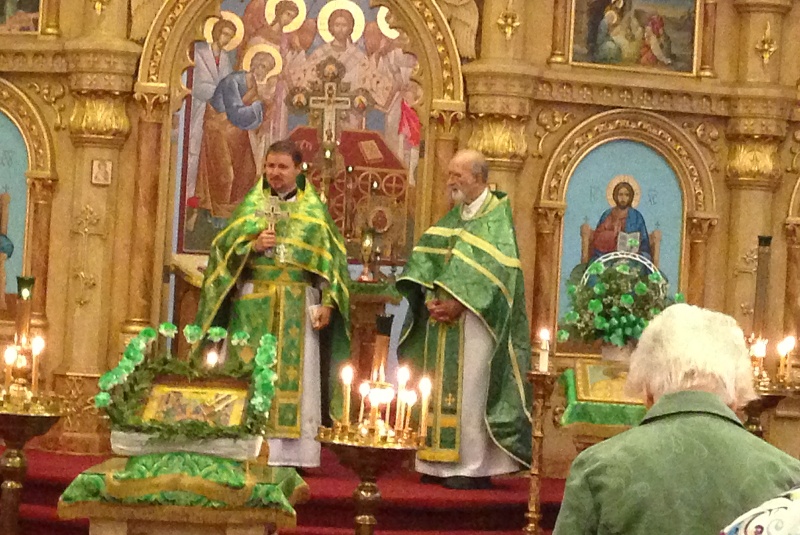 Holy Spirit Day with Fr. Nehrebecki ...38 from Fr. Igor, Mat. Anna and family here at St. John's