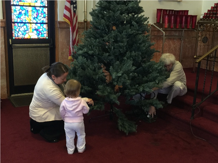 Photo 11 from Decorating the Church for the Nativity of Our Lord and Savior