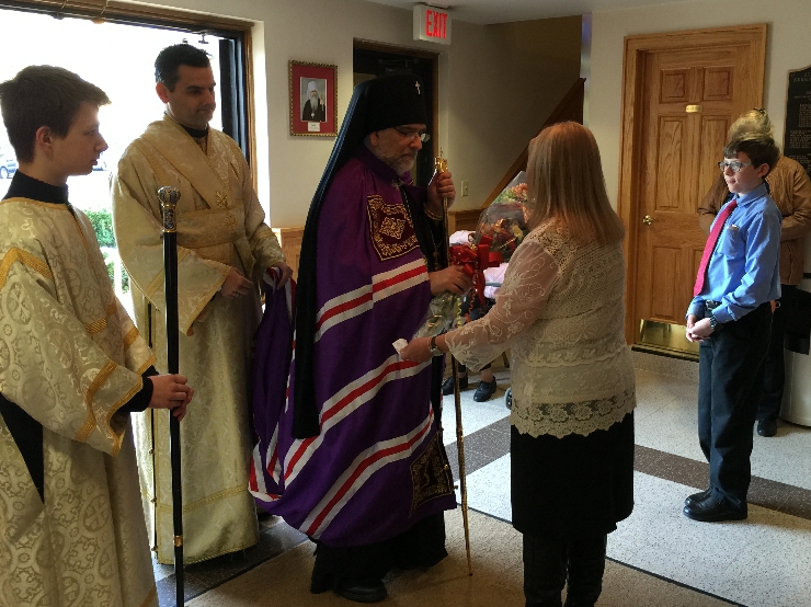 Photo 2 from His Eminence Archbishop Michael visits St. Johns