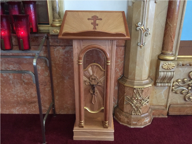 Photo 1 from Our New Confessional Stand