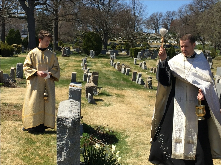 Photo 17 from Blessing of Graves at East Ridgelawn Cemetery